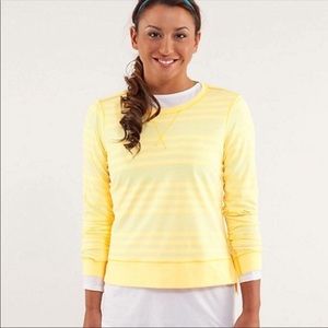 Lululemon Athletica Top Size 6 Yellow Stripes